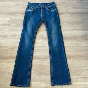 Wired Heart bootleg jeans size 28